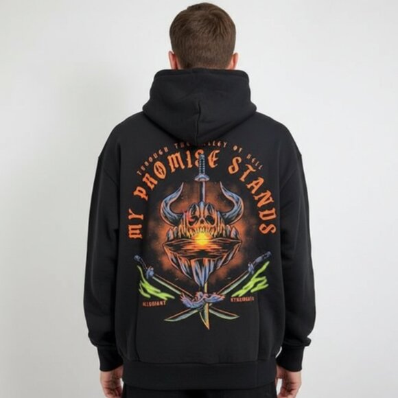 Allegory Other - Allegory clothing Straw Hats Collection Hoodie My Promise Stands Sz Medium Goth